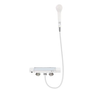 KVK日本原装进口KF3000白色恒温淋浴龙头家用恒温淋浴花洒套装