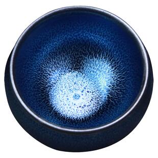 福建建盏茶杯主人杯手工建阳建窑个人专用盏杯高档蓝麒麟茶盏单杯