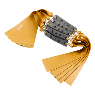 普雷萨斯新款扁皮筋猫头鹰专用4020锥度大威力防冻大宽度弹弓皮筋