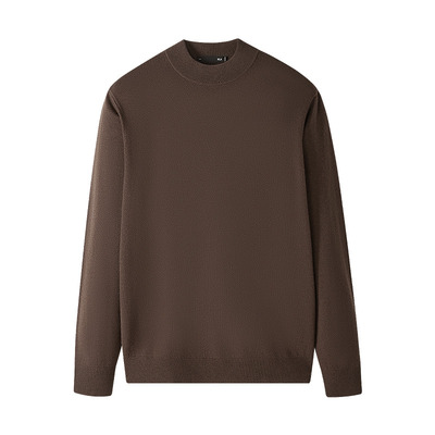 海澜之家半高领羊毛套头针织衫男