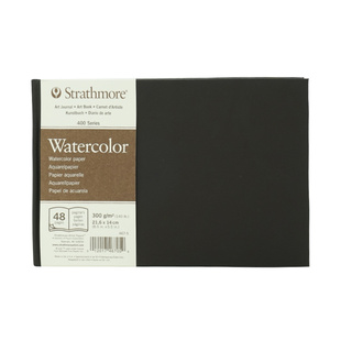 丝蒂摩Strathmore500系列素描本绘画创意本400线圈水彩本 斯爱默
