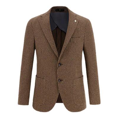 LAMPO/蓝豹进口羊毛羊绒西服外套