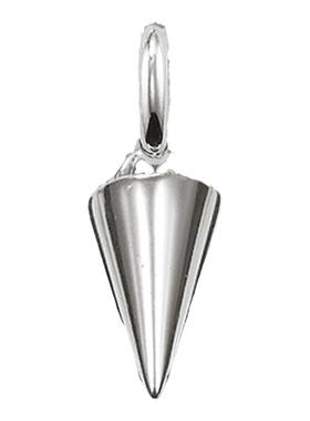 圆锥形魅力风纯银韩国百搭吊坠