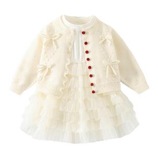 女童春装套装早春儿童连衣裙洋气小公主裙子女宝宝周岁礼服巨好看