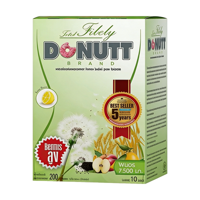 泰国进口Donutt多丽纤维饮甜甜圈果蔬酵素排便原装正品代购