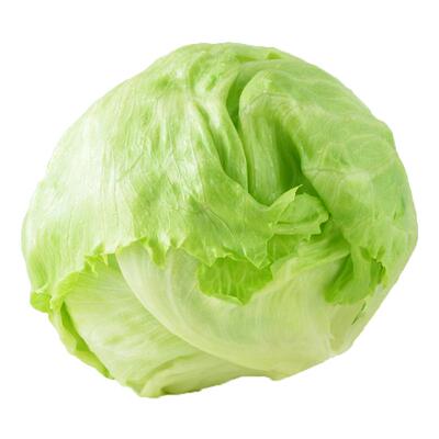 新鲜球生菜汉堡沙拉用蔬菜