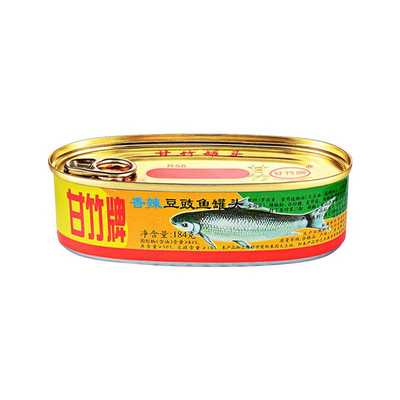甘竹牌香辣豆豉鱼罐头下饭菜