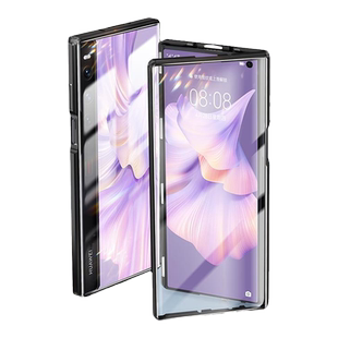 适用于华为matexs2手机壳新款MateXs2折叠屏双面玻璃matexs保护超薄防摔男xs2磁吸金属保护套视窗翻盖女