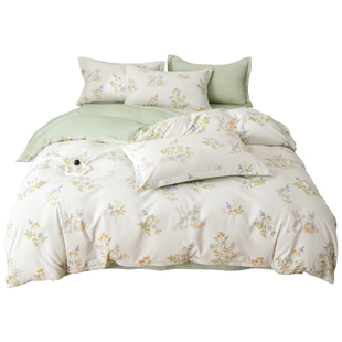 金号磨毛被套单件全棉纯棉被罩四件套150x200x230单人学生三件套