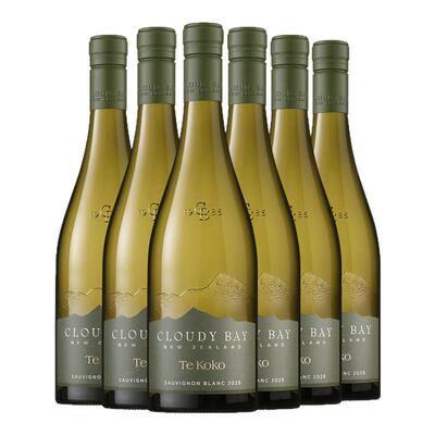 云雾之湾CLOUDY BAY蒂蔻蔻白葡萄酒750m六支新西兰原瓶进口行货