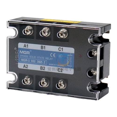 三相25A固态继电器DC-AC MGR-3 032 3825Z直流24控220V交流美格尔