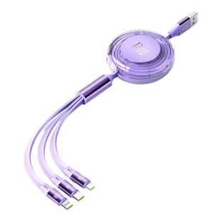 120W一拖三超级快充二拖二数据线定制logo公司活动宣传伴手礼适用于Type-C苹果15华为安卓带支架三合一充电线