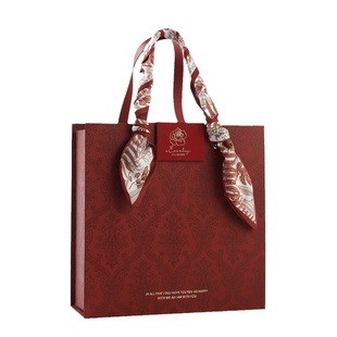 红色礼盒空盒结婚礼物盒高级包装盒新婚手提伴娘礼品盒伴手盒子