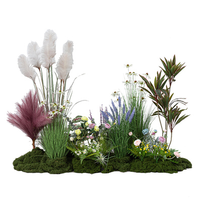 仿真芦苇草盆栽花草植物造景假花