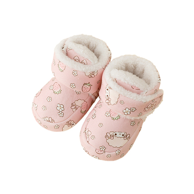 欧孕婴儿软底鞋不掉冬加厚