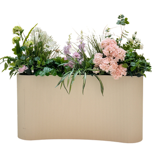 仿真花假花摆设商场围栏隔断室内花箱仿生花艺组合假绿植造景装饰