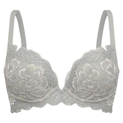 古今内衣女大胸显小性感蕾丝承托调整防外扩防下垂文胸罩