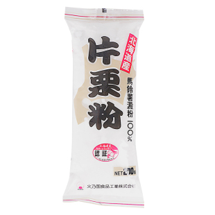 日本进口火乃国片栗粉北海道产马铃薯淀粉200g防粘手粉土豆勾芡粉