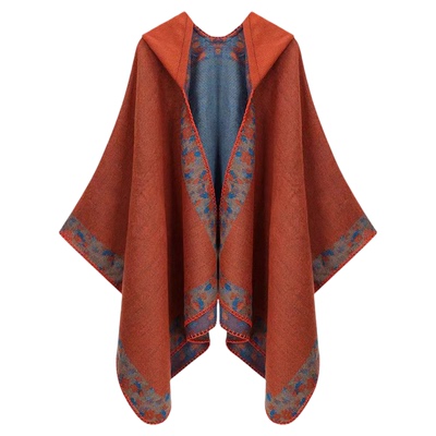 连帽披肩旅游时尚百搭斗篷女外搭