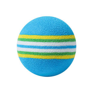 PGM高尔夫球海绵球室内软球宠物球练习球彩虹球儿童家用EVA泡沫球