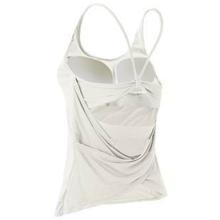 岚纹含胸垫运动背心女美背健身上衣假两件跑步文胸训练内衣瑜伽服