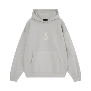 INNERSECT INN三生万物长袖加绒卫衣基础款美式加厚帽衫情侣款