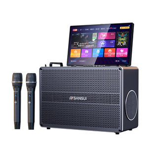 山水C7广场舞音响带功放户外移动k歌卡拉OK一体机音箱官方旗舰