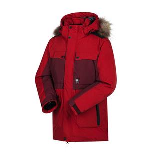 ROYALWAY美户羽绒服男鹅绒90绒连帽可拆卸中长款冬季防风保暖外套