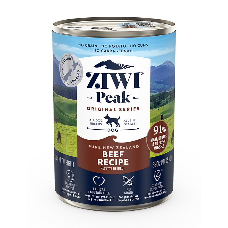 ZIWI滋益巅峰狗罐头390g狗狗主食罐进口营养全犬通用
