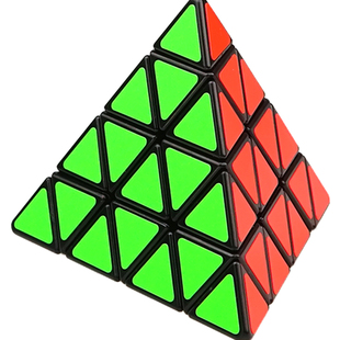 圣手四阶金字塔魔方 三角高阶异形魔方 高难度成人玩具魔方