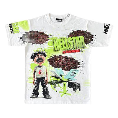 HELLSTARSTUDIOS短袖潮男女