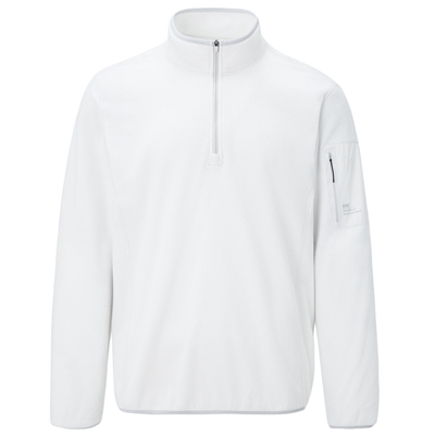 HH抓绒半高拉链长袖套头衫