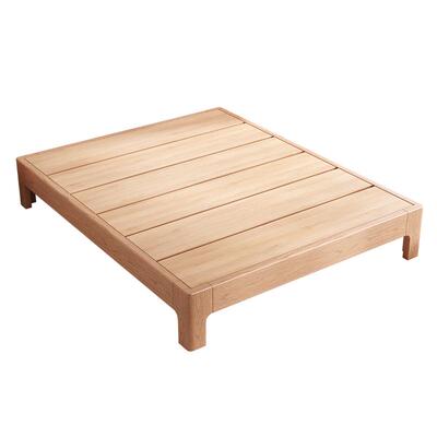 全实木榻榻米排骨架床架无床头床定制床任意尺寸民宿无靠背床矮床