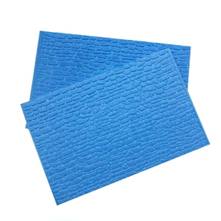 微缩场景模型1:25/30砖墙路面沙盘老房子地台石头砖纹挤塑板手办