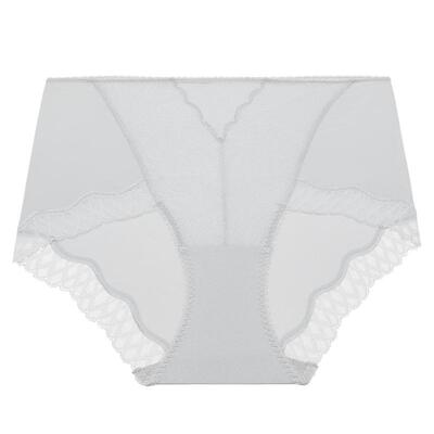 爱慕美体芳菲内裤女棉质里裆性感蕾丝高腰平角裤AD230601