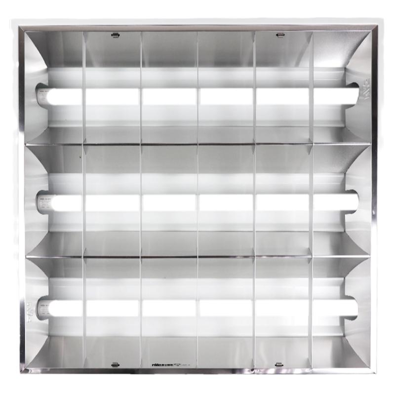 雷士照明led平板燈辦公燈盤600x600集成吊頂工程格柵石膏礦棉板燈