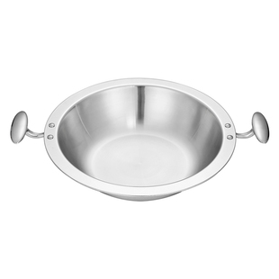 304商用加厚清汤子母鸳鸯川渝火锅谭鸭血重庆老火锅盆燃气电磁炉