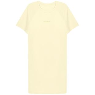 ubras云棉短袖裙子呼呼睡衣棉家居服睡裙性感纯欲睡衣防螨女秋冬