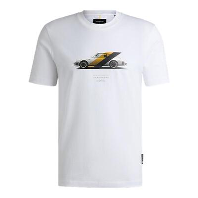 春季新款联名丝光棉T恤