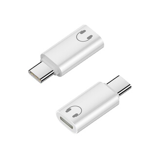适用华为小米苹果15耳机转接头iPhone17/16有线耳机转换头lighting转typec音频线ipadpro平板转换器usb转闪电