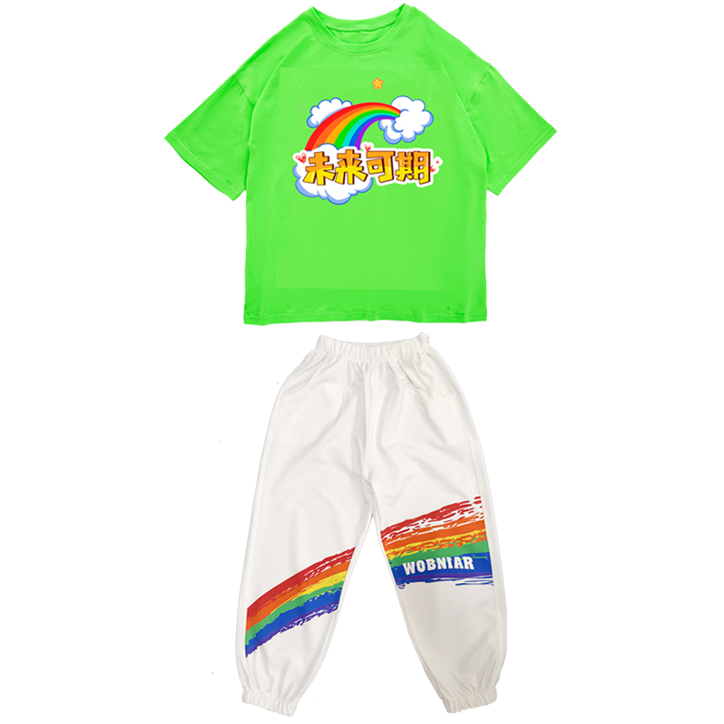 六一儿童啦啦队演出服幼儿园舞合唱团班服小学生运动会开幕式服装