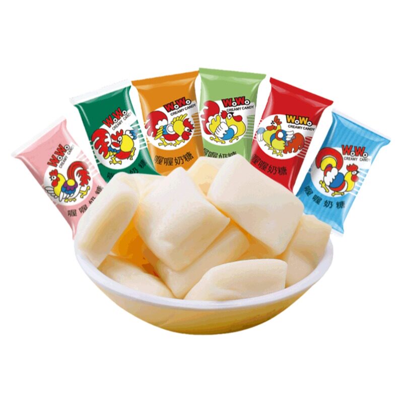 官方推荐wowo喔喔佳佳奶糖糖果结婚喜糖 窝窝大公鸡窝窝奶糖散装