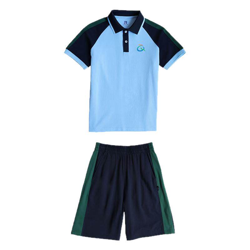瑞蒽校服2026新款清远统一校服夏季中小学校服小学生短袖校服长裤