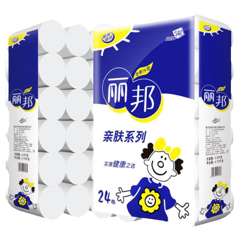 丽邦卫生纸9.6斤家用柔软实惠装卷纸无心手纸妇婴擦手纸约10斤