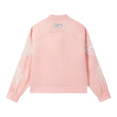 【羽翼流光】BOYLONDON女潮牌春季飞行员夹克开衫立领外套W23903