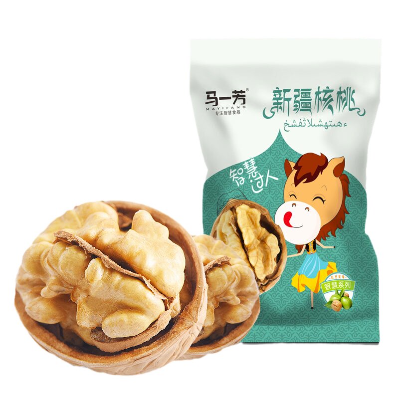 马一芳新疆薄皮原味生核桃新货