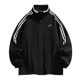 贵人鸟加绒外套男款秋冬季男士夹克外套男生冬装外套冲锋上衣服女