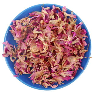 云南紫花石斛花茶干花茶新鲜特级喇叭唇紫色石斛花泡茶龙陵紫金钗