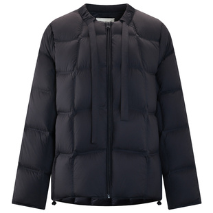 库恩玛维百搭显瘦藏青色羽绒服女2025年冬季新款90白鸭绒保暖外套