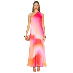 Baobab CORALINA 单肩超长连衣裙女 红色REVOLVE小众新款